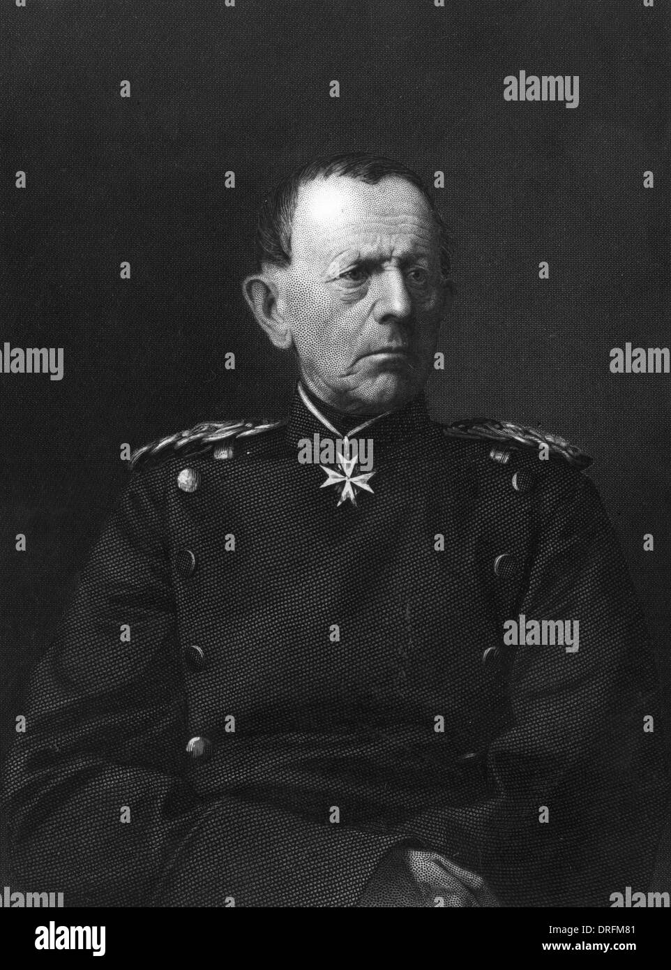 General von Moltke (der ältere), preußischer Offizier Stockfoto