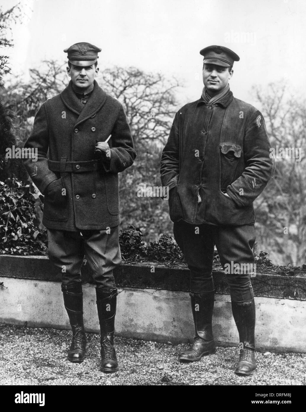 Brigadier General Macarthur und Major Wolf in Deutschland Stockfoto