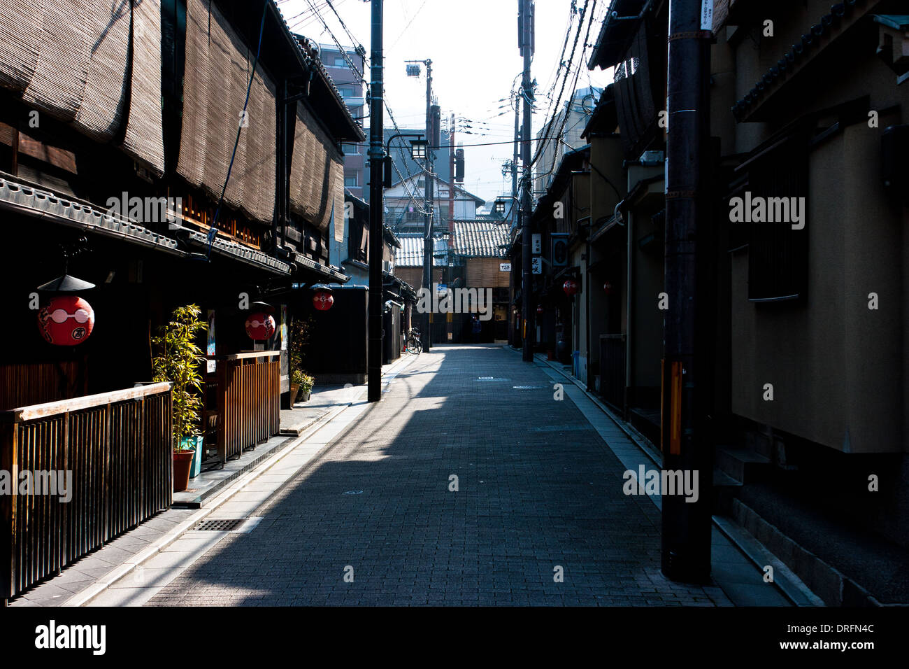 Gion Kyoto-Straße Stockfoto