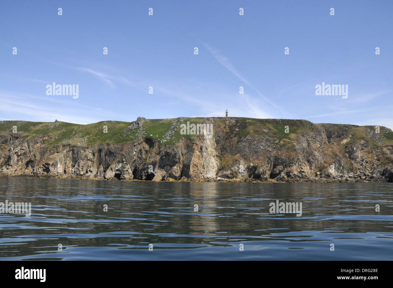 West Küste von Lundy, Devon Stockfoto