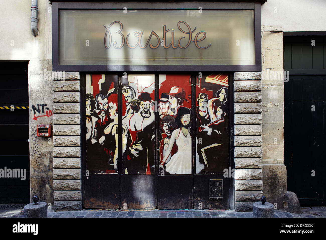 Bastide-Bar in der Nähe von Bastille, Paris Stockfoto