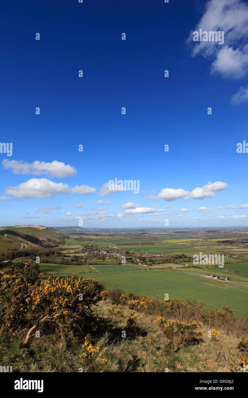 Devils Dyke Ausflugsort, The Weald South Downs National Park, Sussex County, England, UK Stockfoto