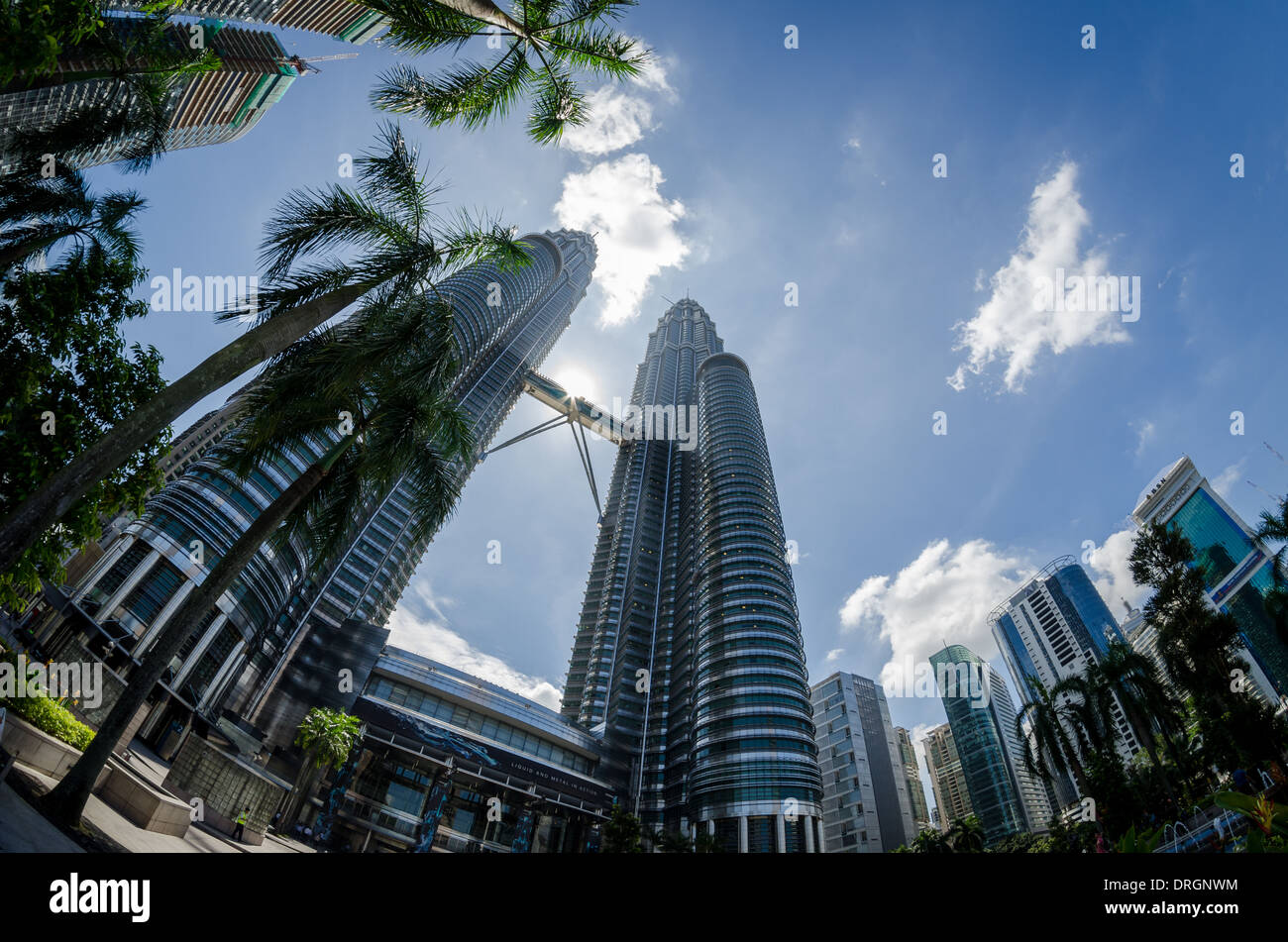 Die Petronas Twin Towers, Kuala Lumpur, Malaysia Stockfoto
