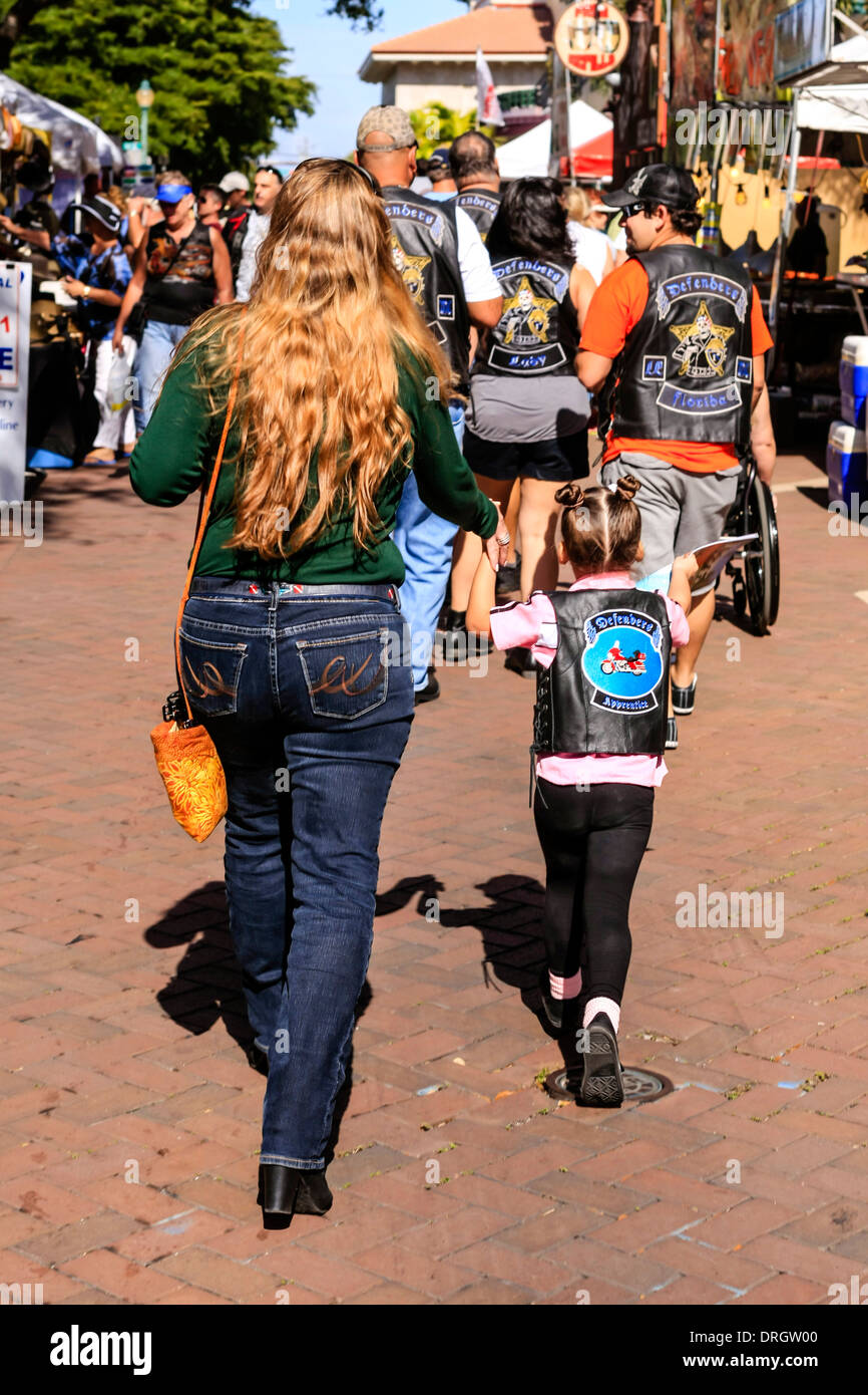Thunder Bay Motorrad-Veranstaltung in Sarasota Florida Stockfoto