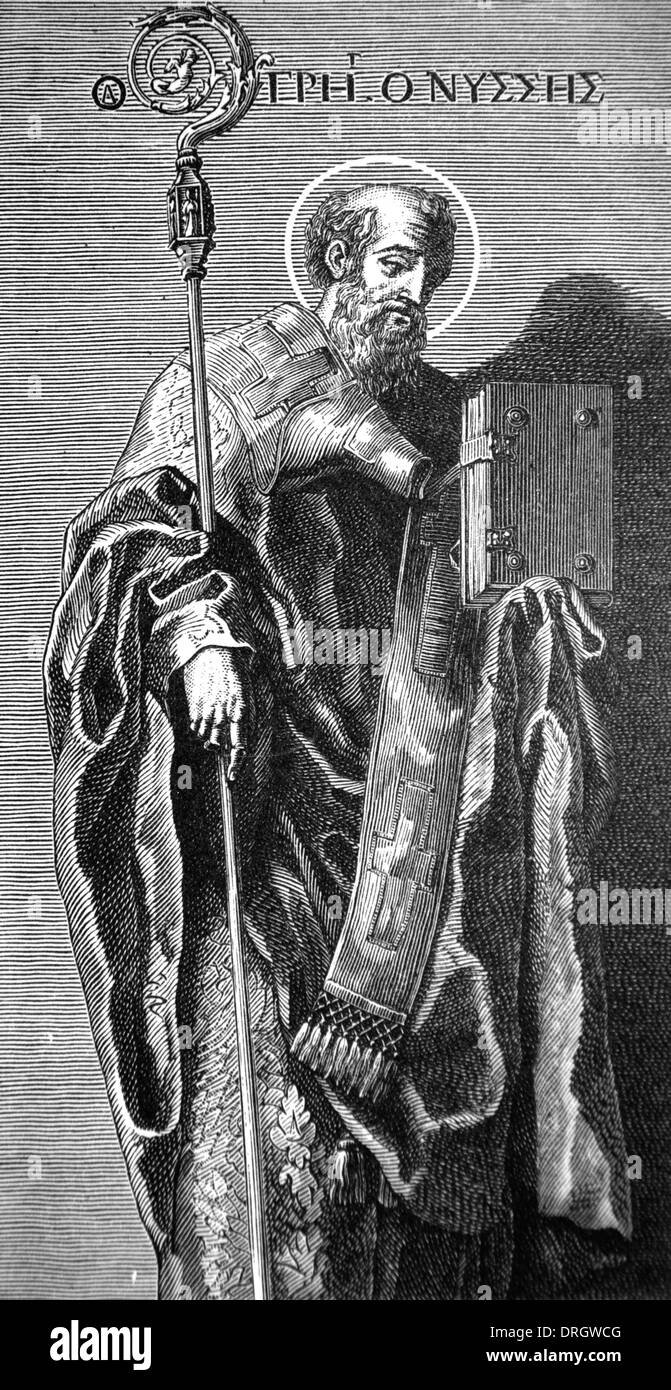 Gregor von Nyssa; Schwarz und weiß-Abbildung Stockfoto