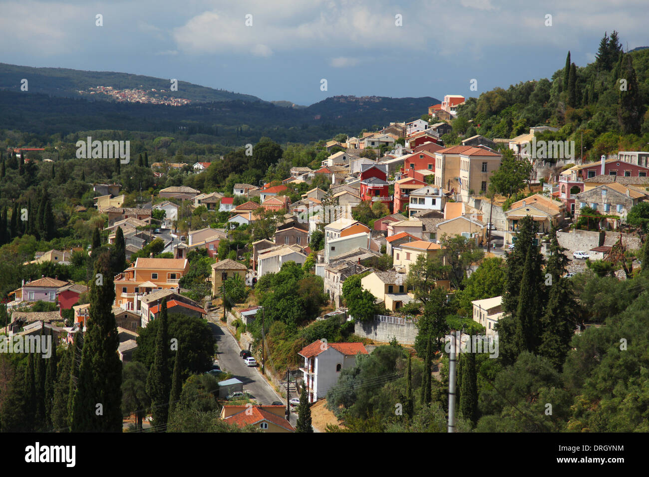 Die griechische Insel Korfu Stockfoto