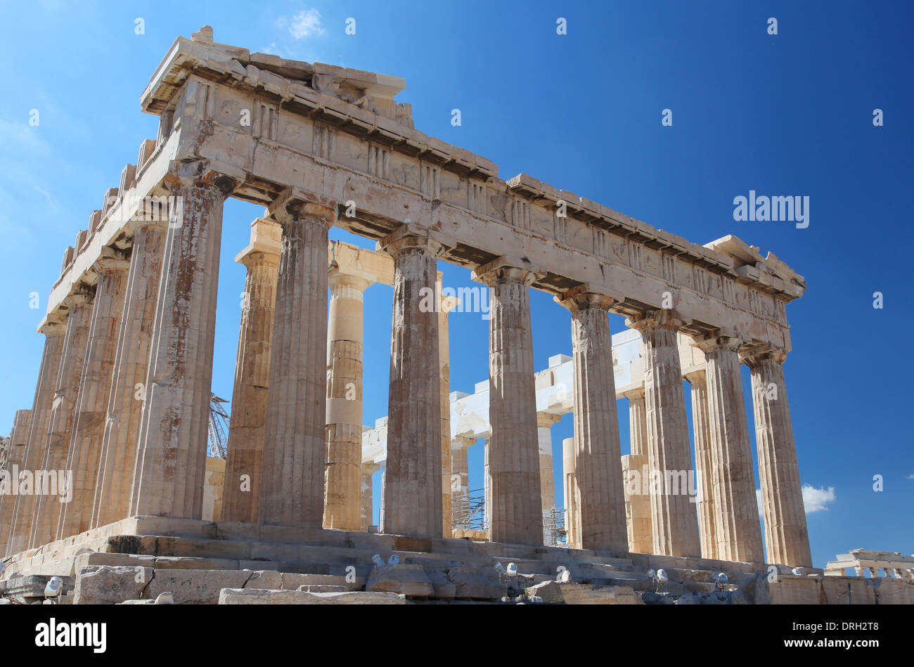 Die Akropolis in Athen in Griechenland Stockfoto