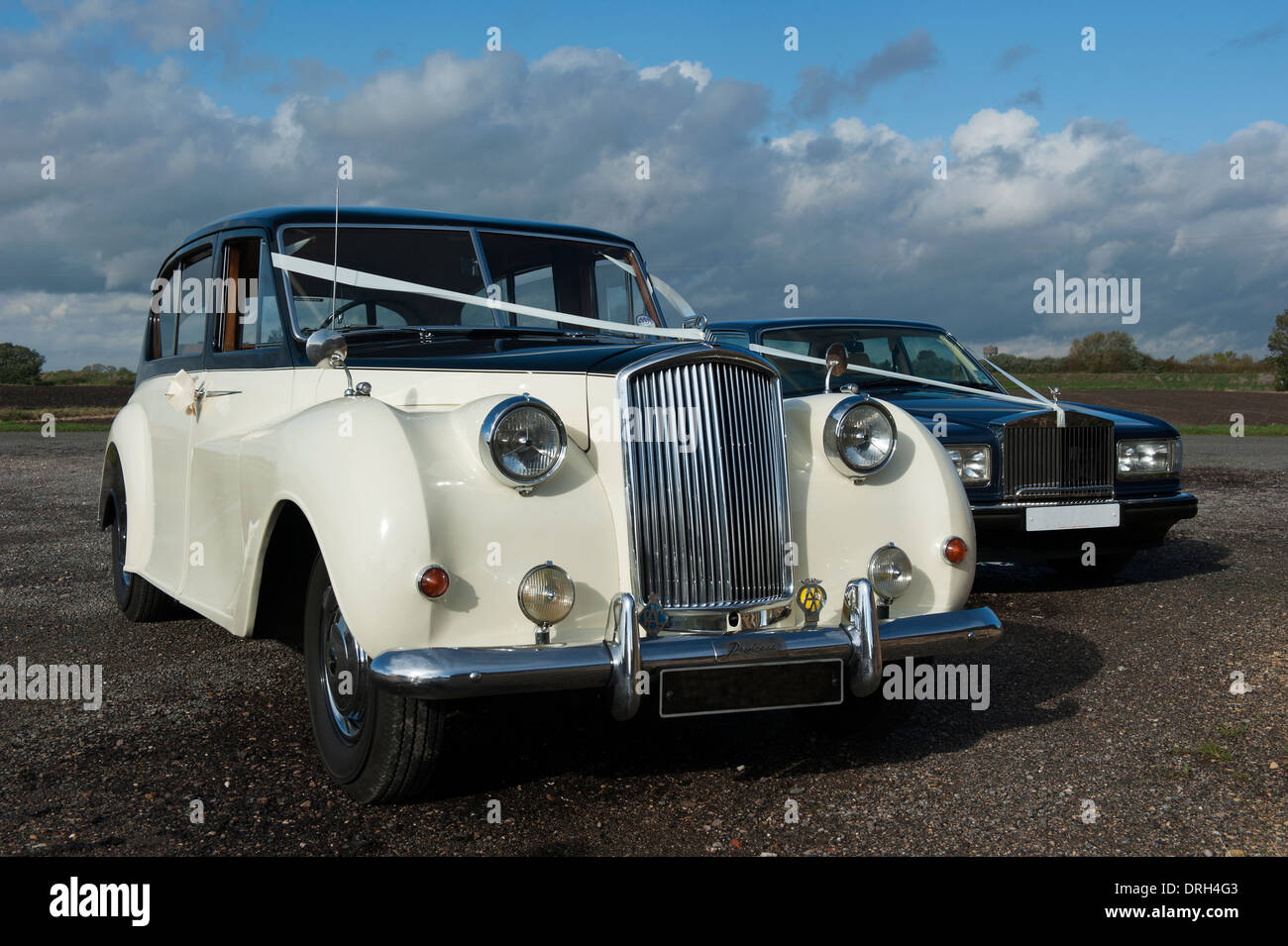 Hochzeit Limousinen Stockfoto