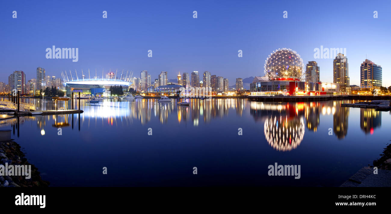 Die Stadt Vancouver in Kanada Stockfoto