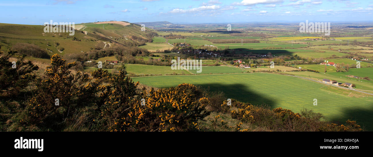 Devils Dyke Ausflugsort, The Weald South Downs National Park, Sussex County, England, UK Stockfoto