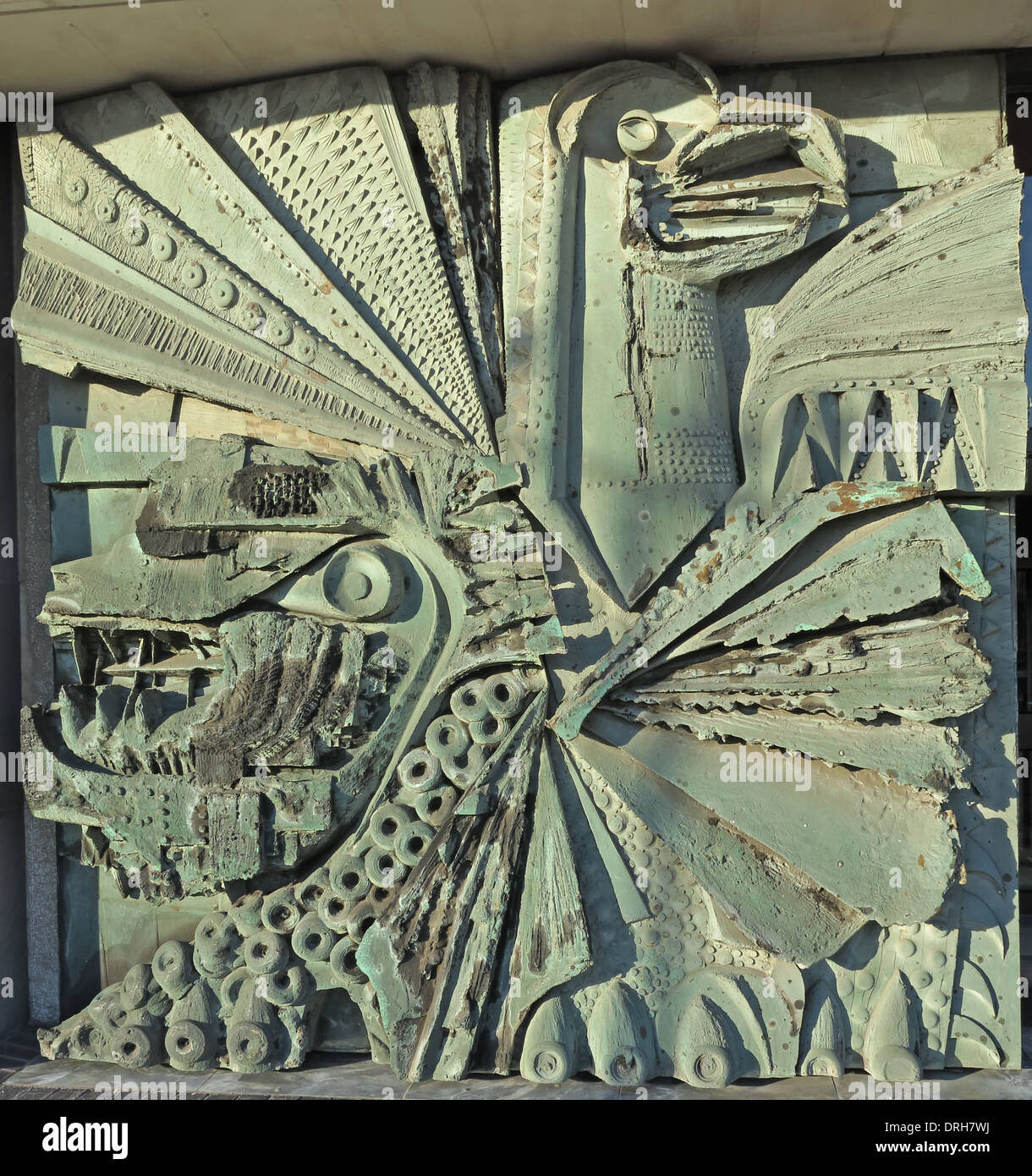 Westen Tür Tür Detail der katholischen Kathedrale Liverpool Hope St, Merseyside England, UK - Mt. Pleasant, Liverpool L3 5TQ Stockfoto