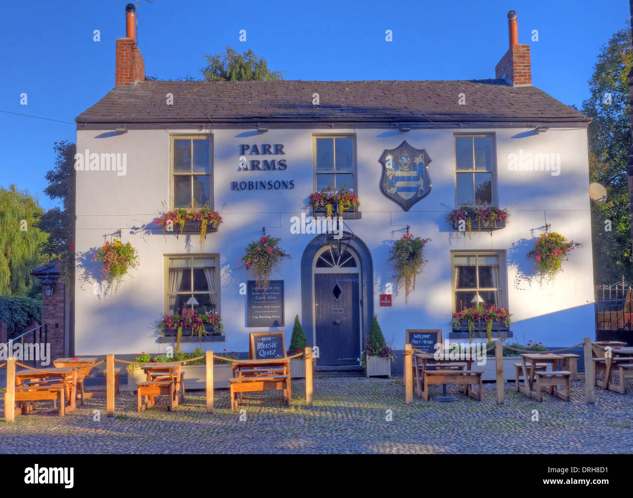 Parr Arms Pub Grappenhall Dorf Warrington Cheshire North West England UK Stockfoto