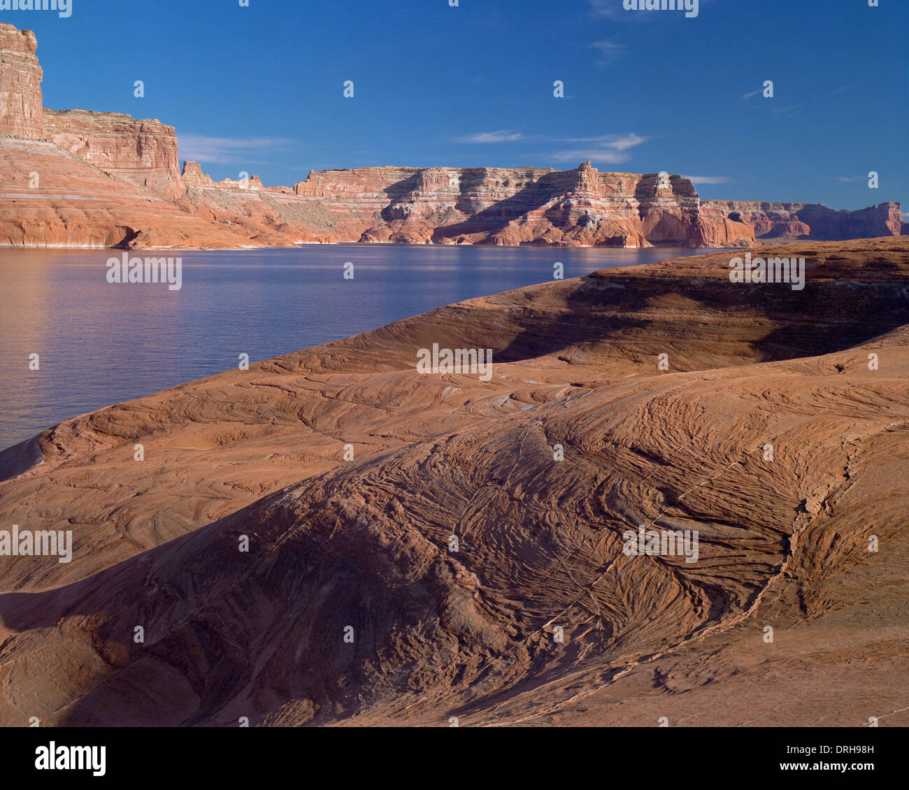 Verwitterung Grube Ridge, Lake Powell in Utah Stockfoto