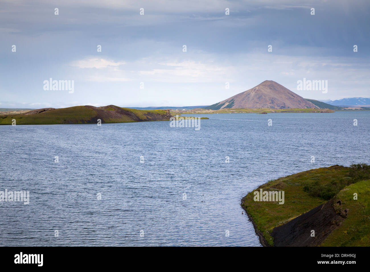 Sees Myvatn, Island Stockfoto