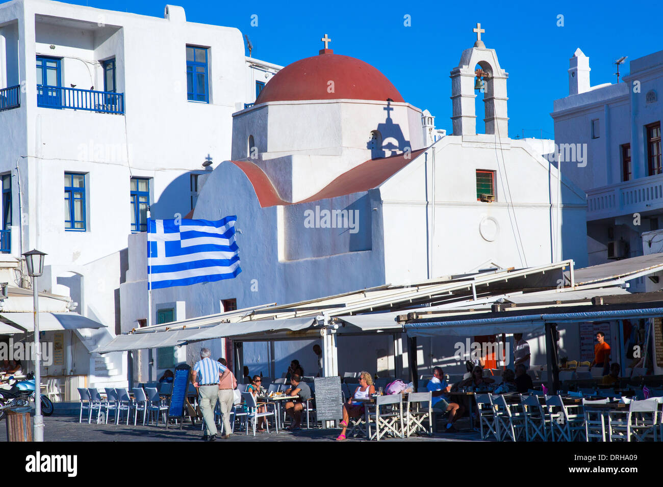 Mykonos Griechenland Cyclades Stockfoto