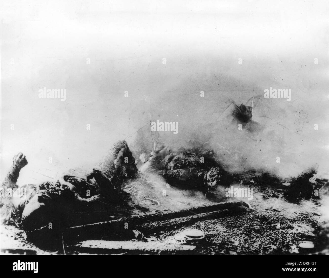 Opfer von Baron von Richthofen, in der Nähe von Mericourt, Frankreich Stockfoto