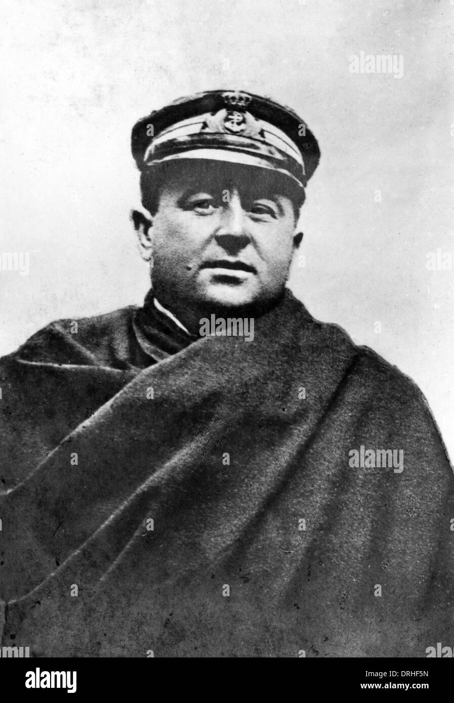Kommandant Luigi Rizzo, italienischer Marineoffizier, WW1 Stockfoto