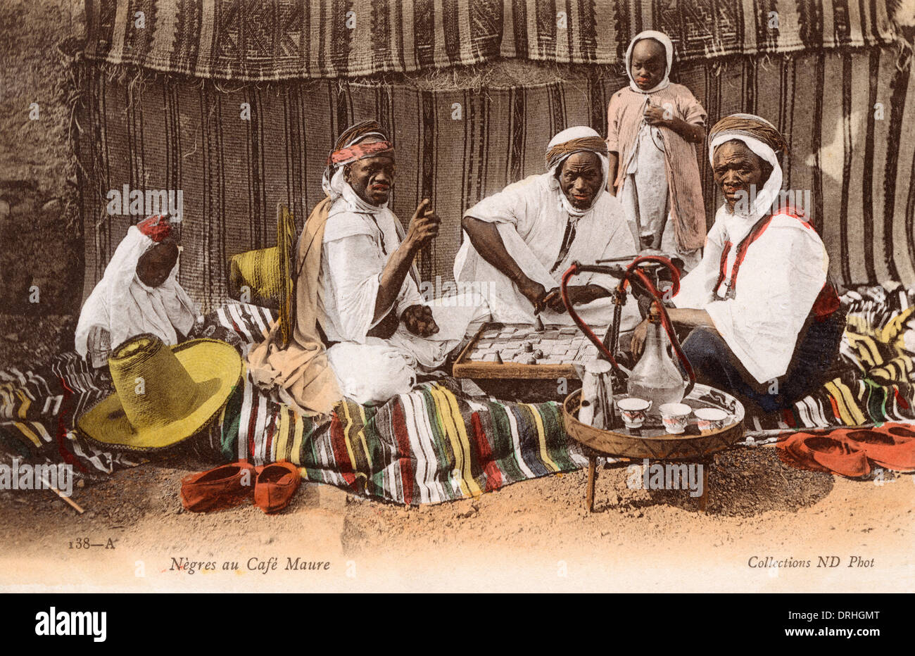 Maurische Cafe - Algerien Stockfoto