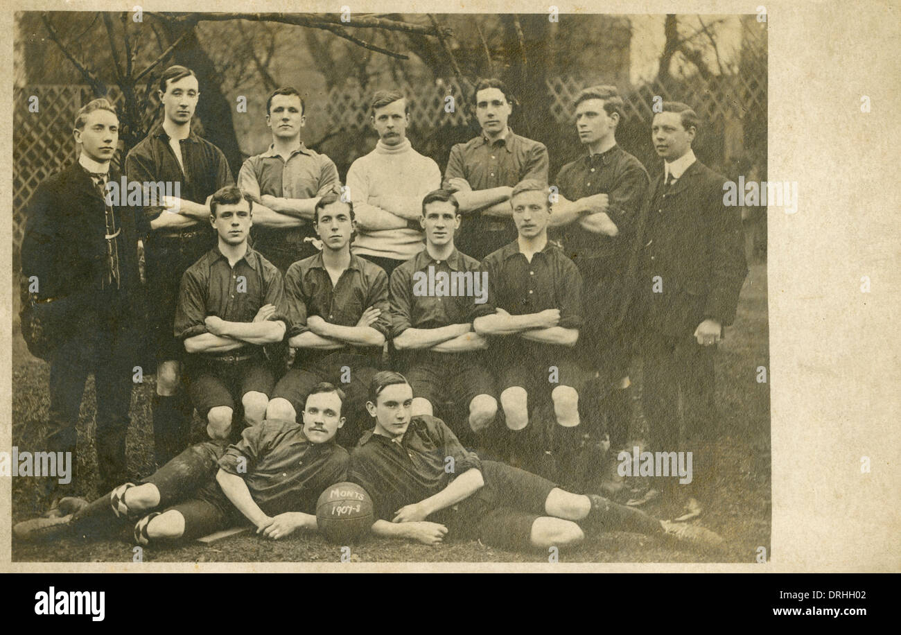 Amateur-Fußball-Team - "Monts" Stockfoto