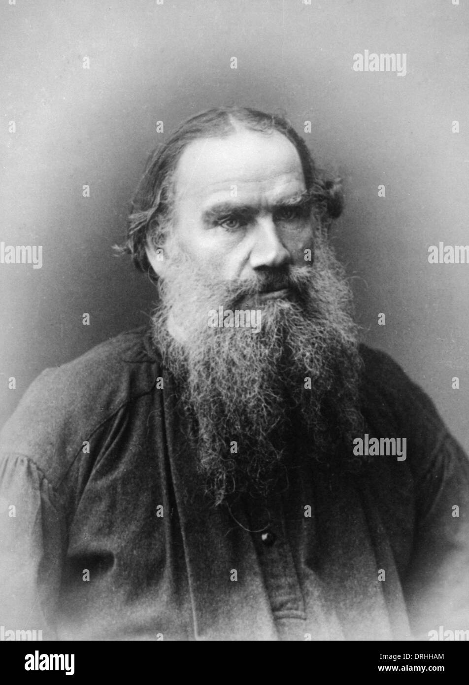 Porträt von Leo Tolstoy Stockfoto