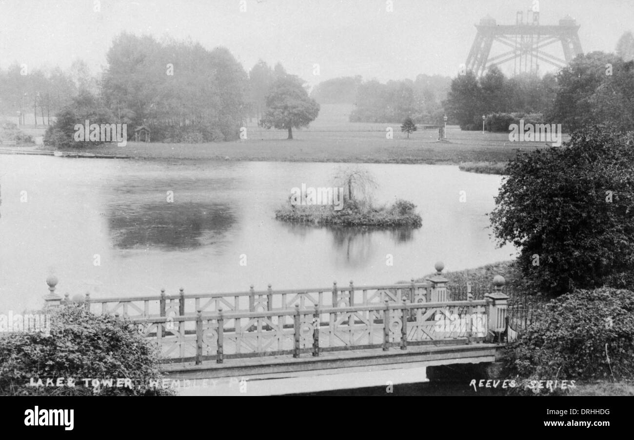 Wembely Park Tower im Bau Stockfoto