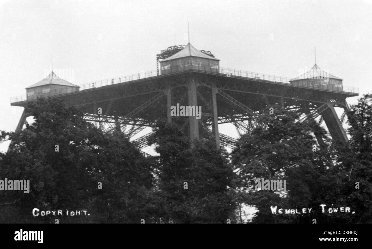 Wembley Park Tower im Bau Stockfoto