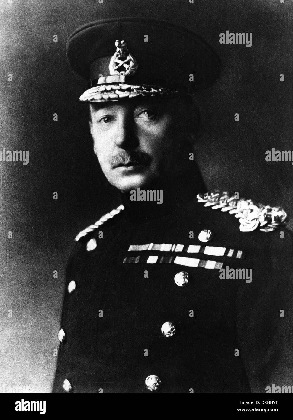 General Townshend, britischer Offizier und indischen Stockfoto