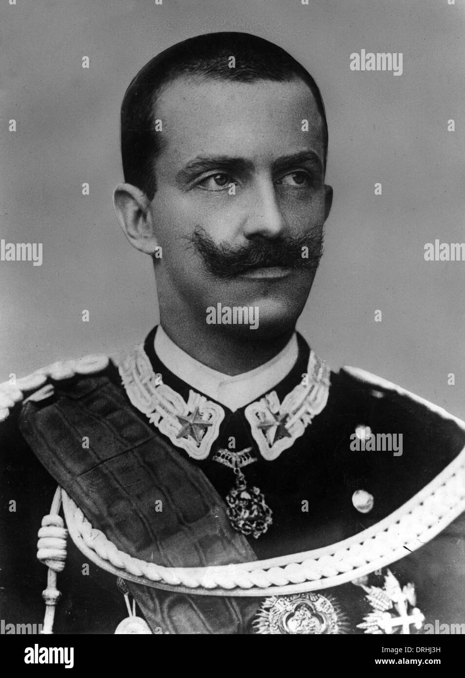 Victor Emmanuel III, König von Italien Stockfoto