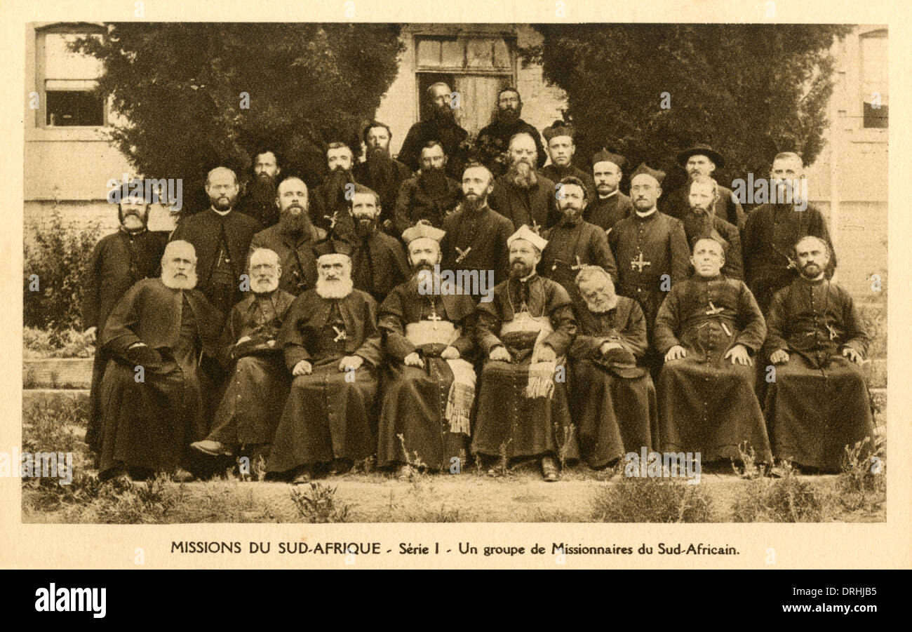 Eine Gruppe von Missionaren in Südafrika Stockfoto
