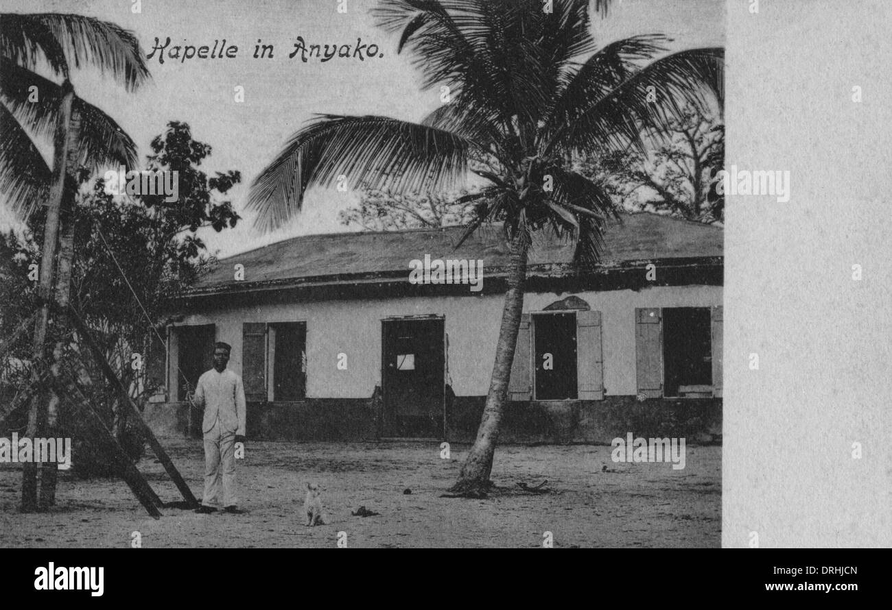 Deutsche Mission in Ghana, Gold Coast, Afrika Stockfoto