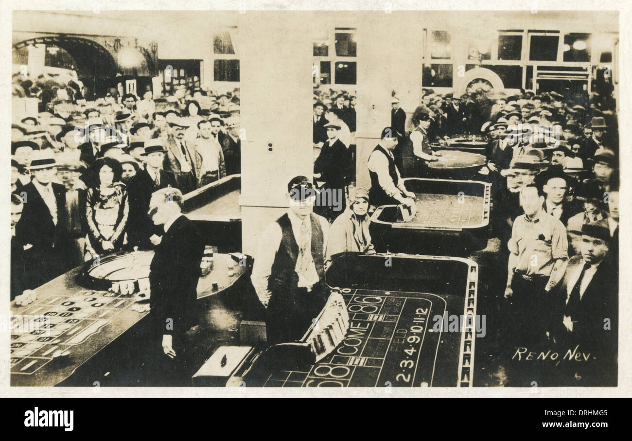 Szene in der Bank Club, Reno, Nevada, USA Stockfoto