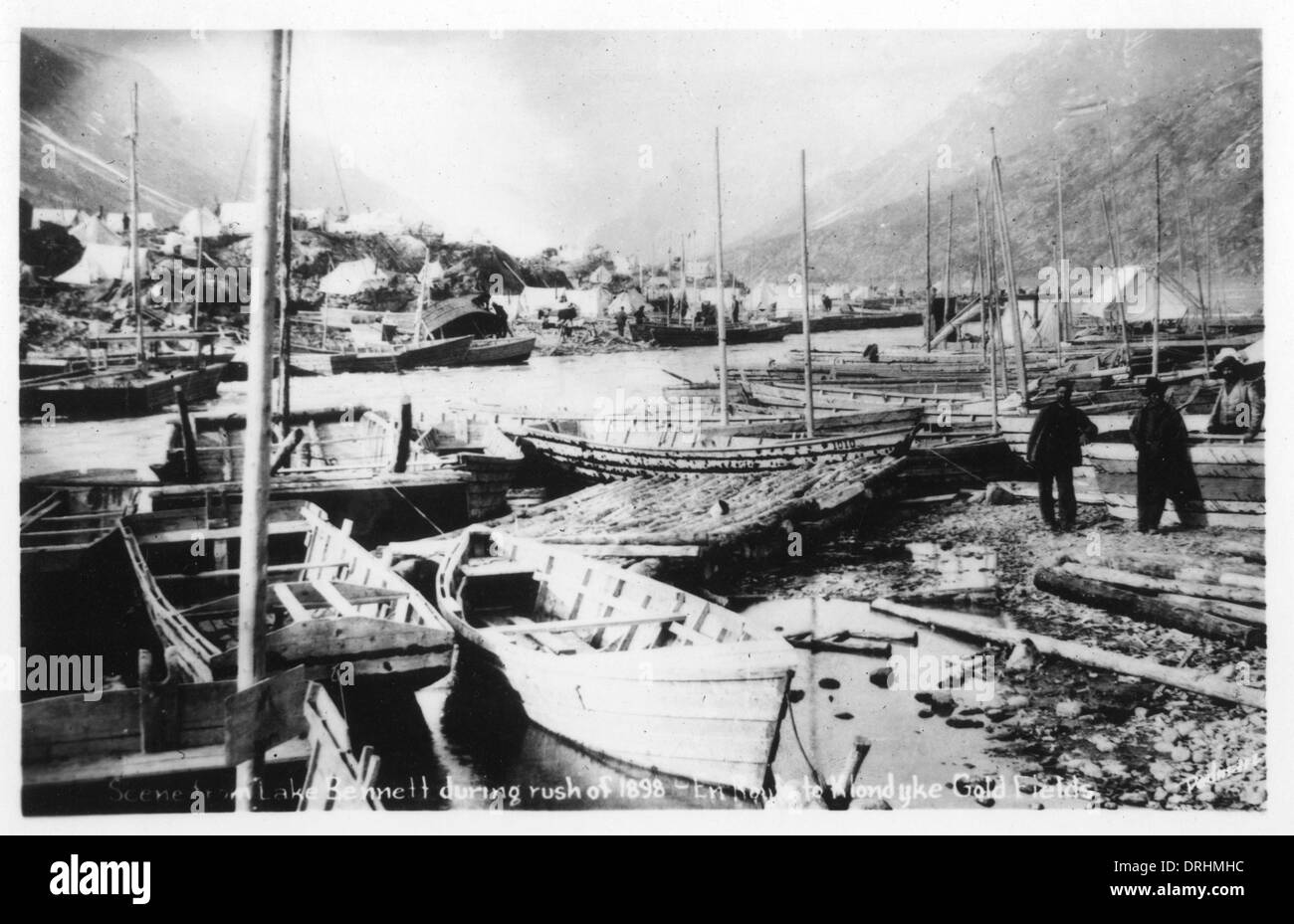 Lake Bennett bei Klondike Gold Rush, Kanada Stockfoto