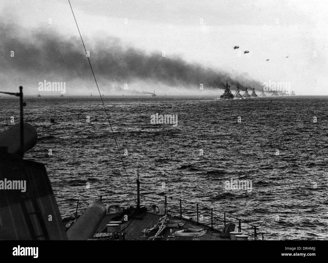 Schiffe von der britischen Grand Fleet, WW1 Stockfoto