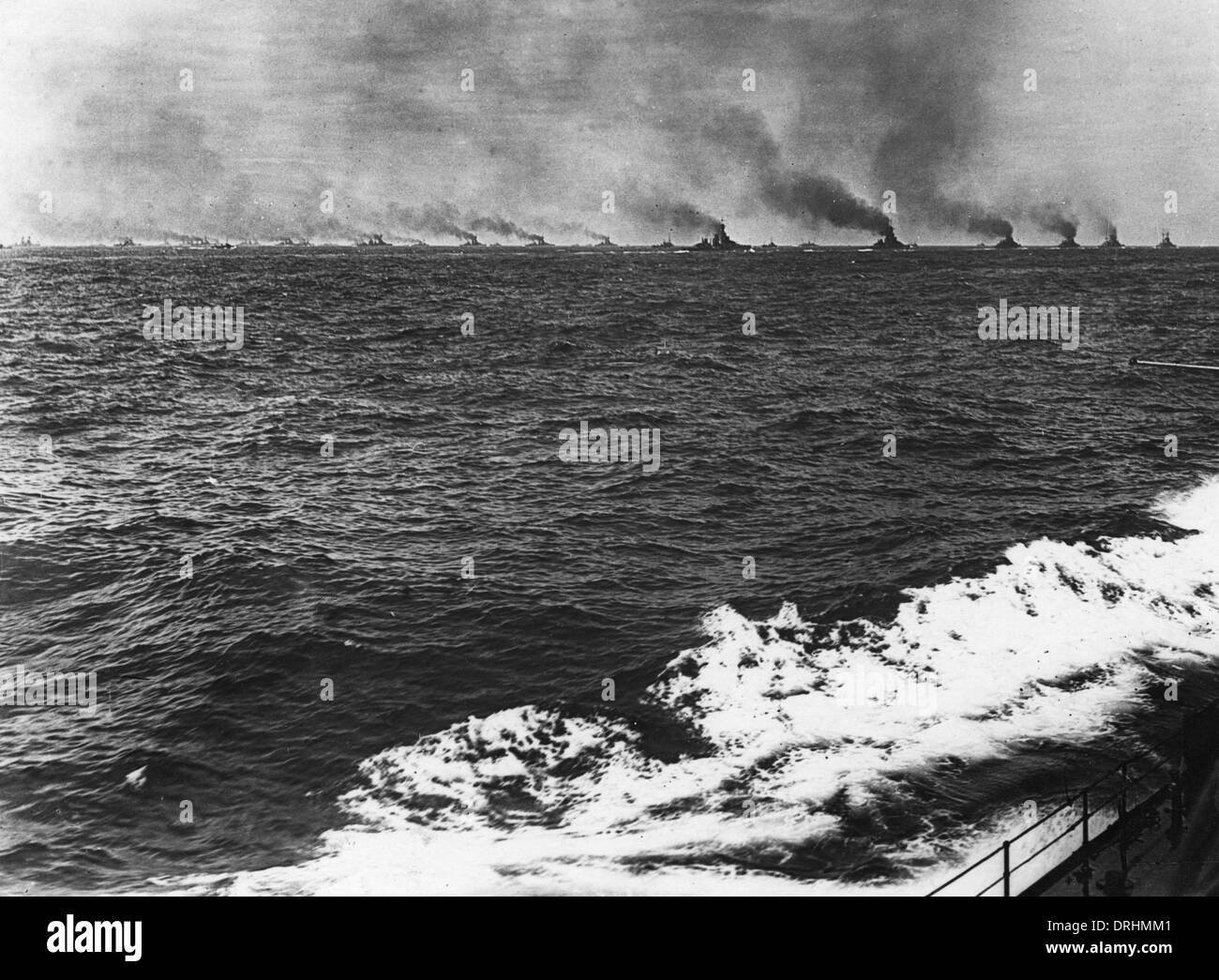 Schiffe von der britischen Grand Fleet, WW1 Stockfoto
