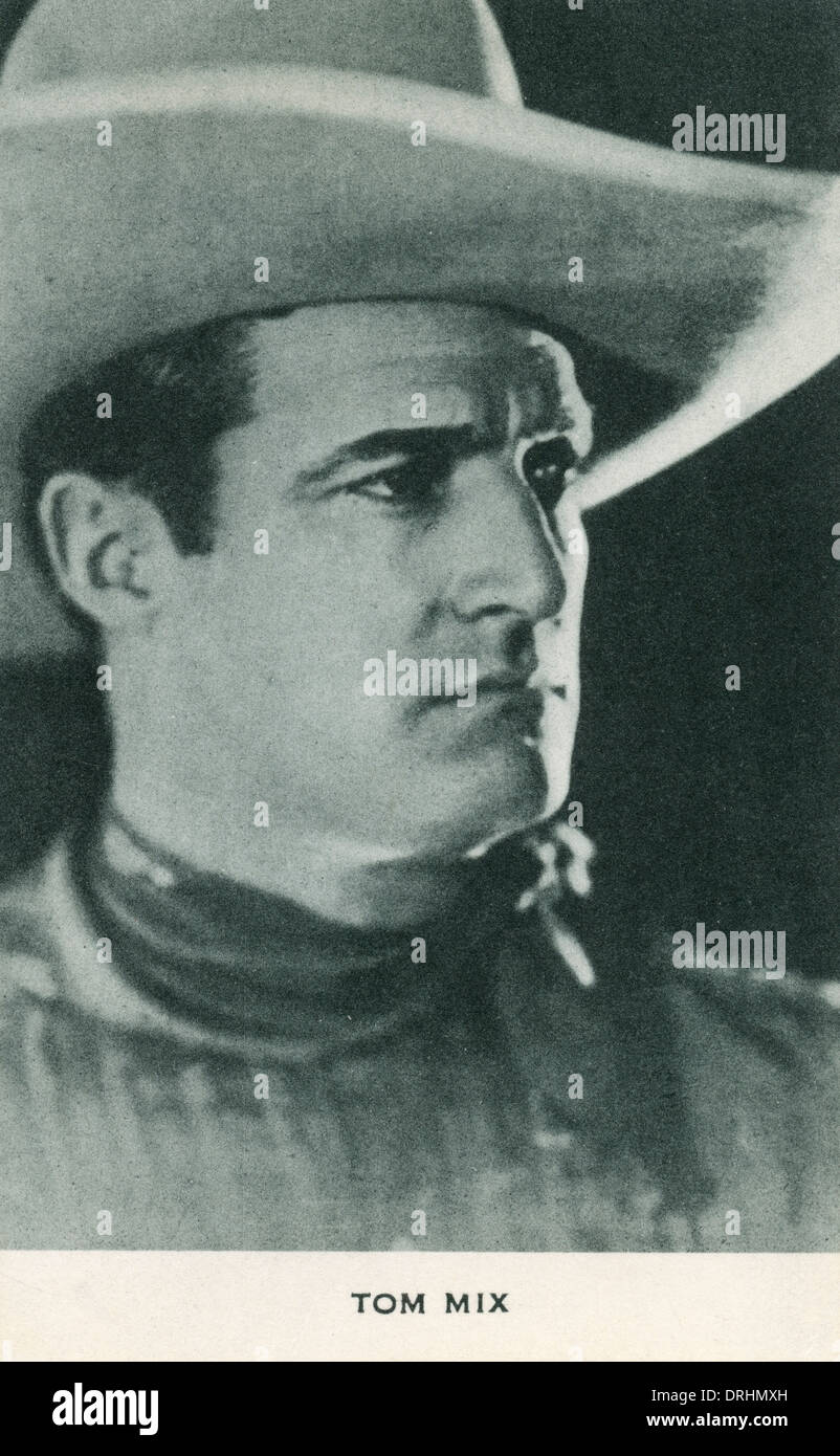 Tom Mix, amerikanische Filmstar Stockfoto