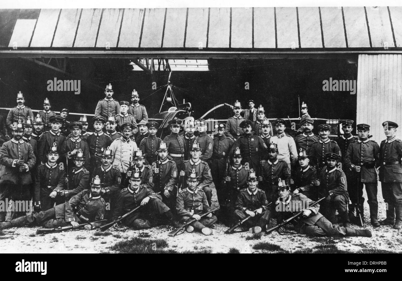 Gruppenfoto, Nr. 2 Squadron, Luftwaffe, WW1 Stockfoto