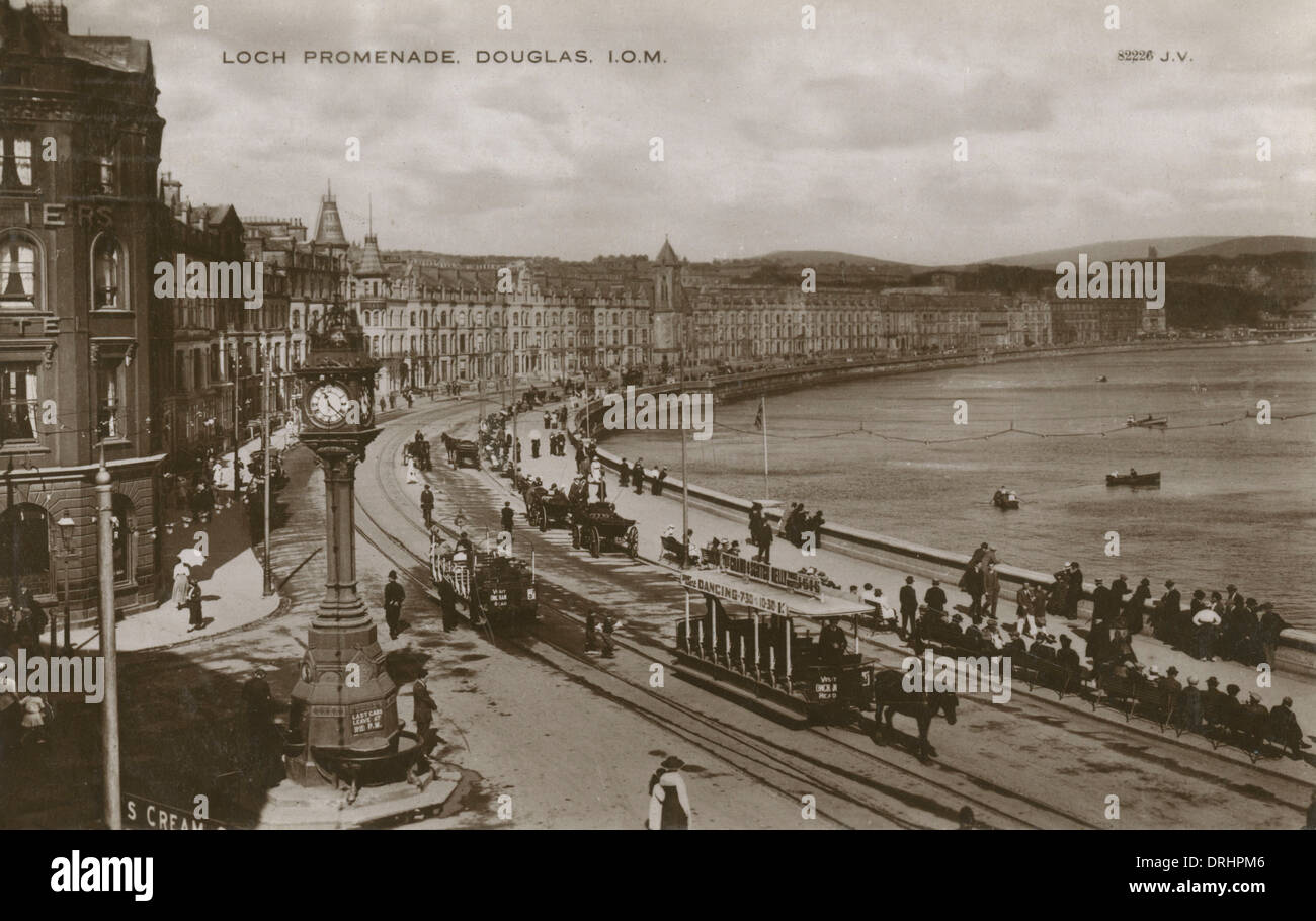 Loch-Promenade - Douglas, Isle Of Man Stockfoto