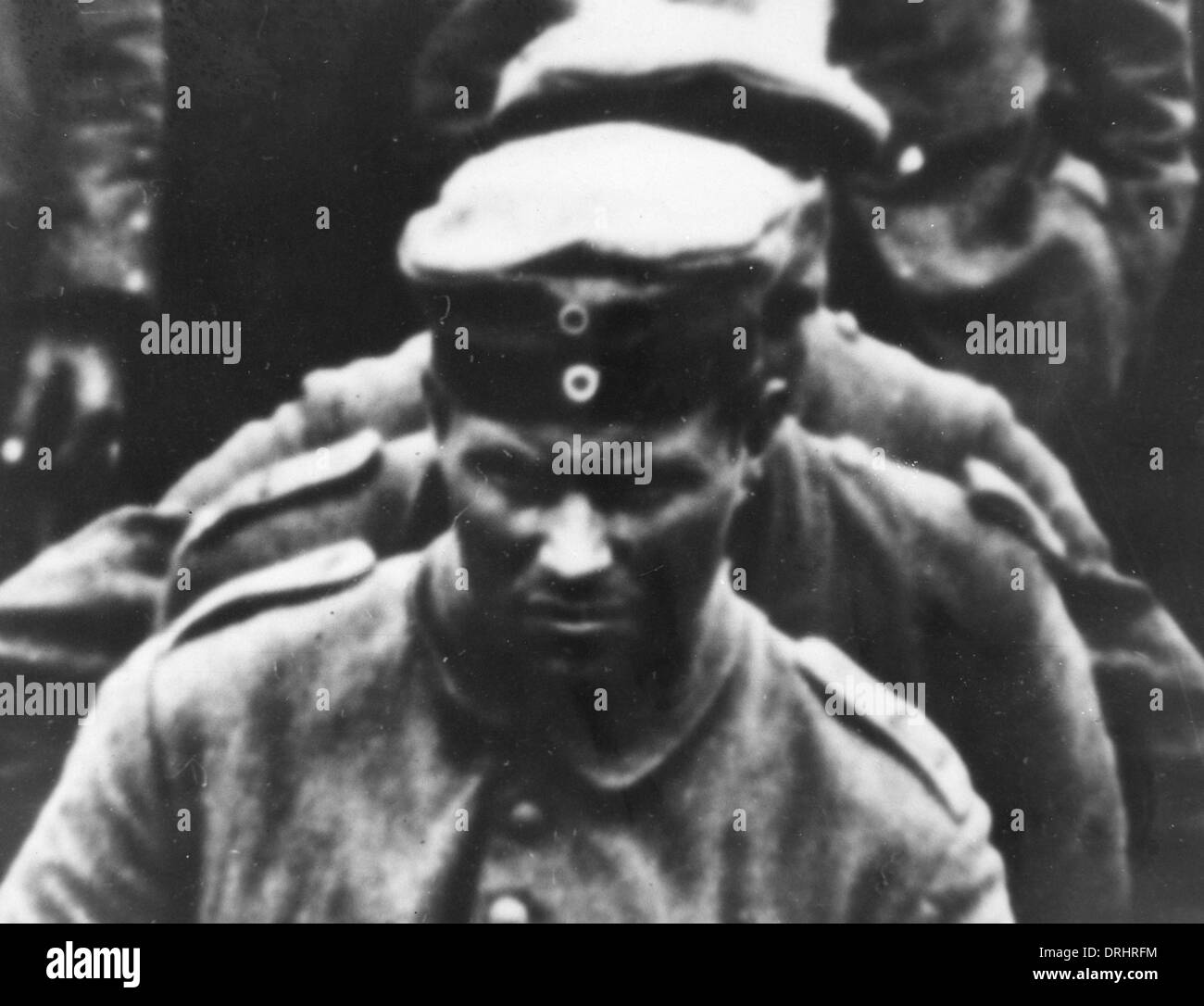 Deutsche Kriegsgefangene, WW1 Stockfoto