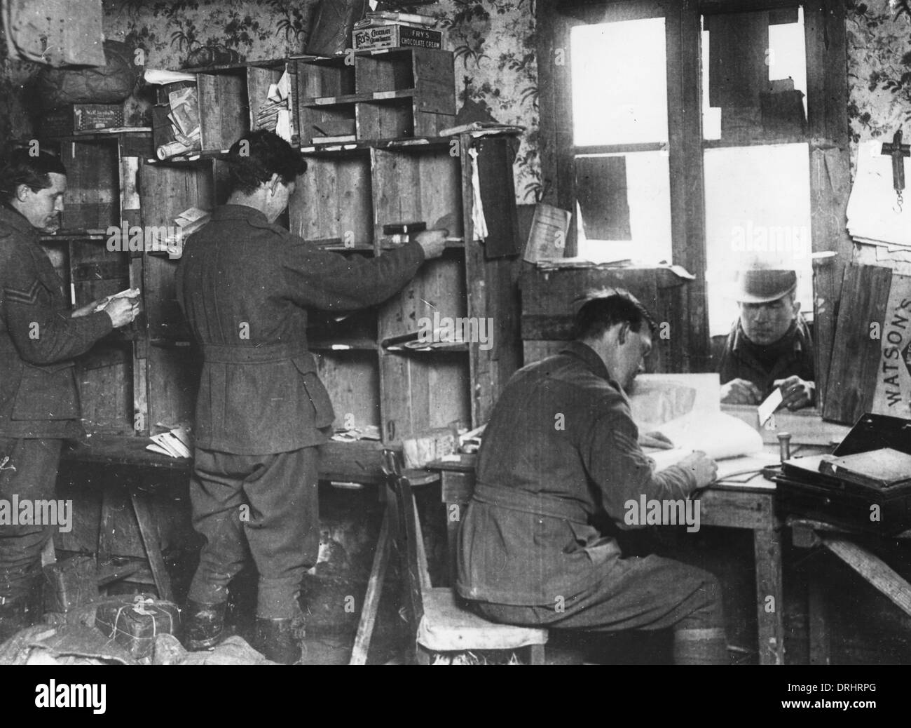 Australische Feld Postamt, Henencourt, Frankreich, WW1 Stockfoto