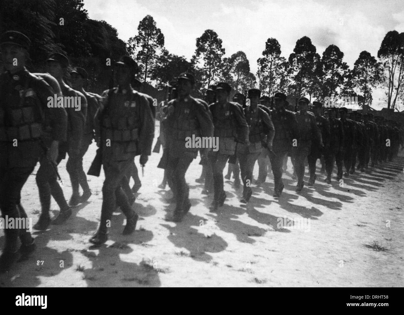 Chinesische nationalistische Armee Stockfoto