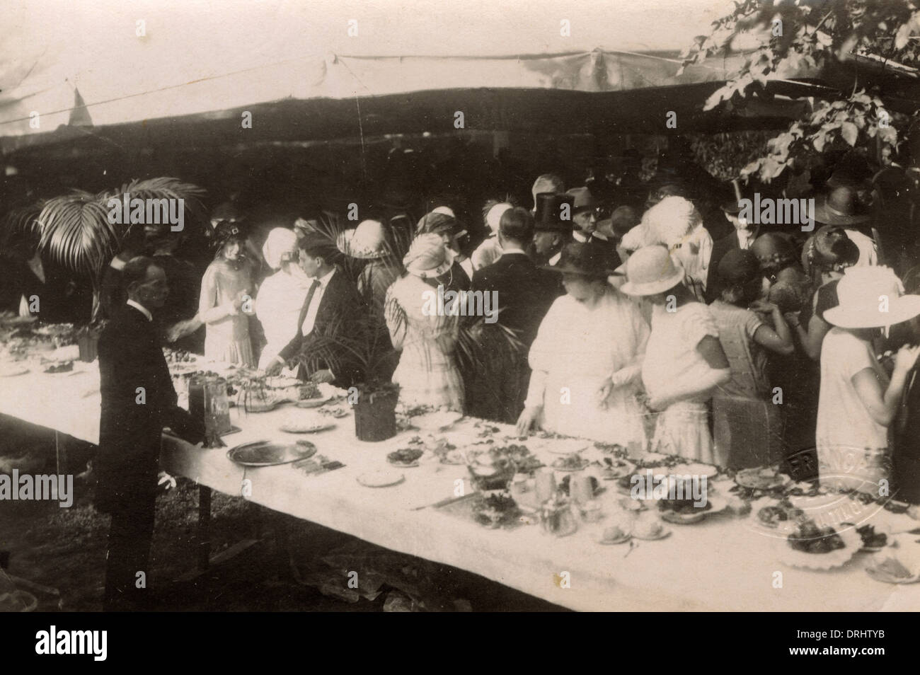 King George V Tee Geburtstagsparty - Istanbul Botschaft Stockfoto