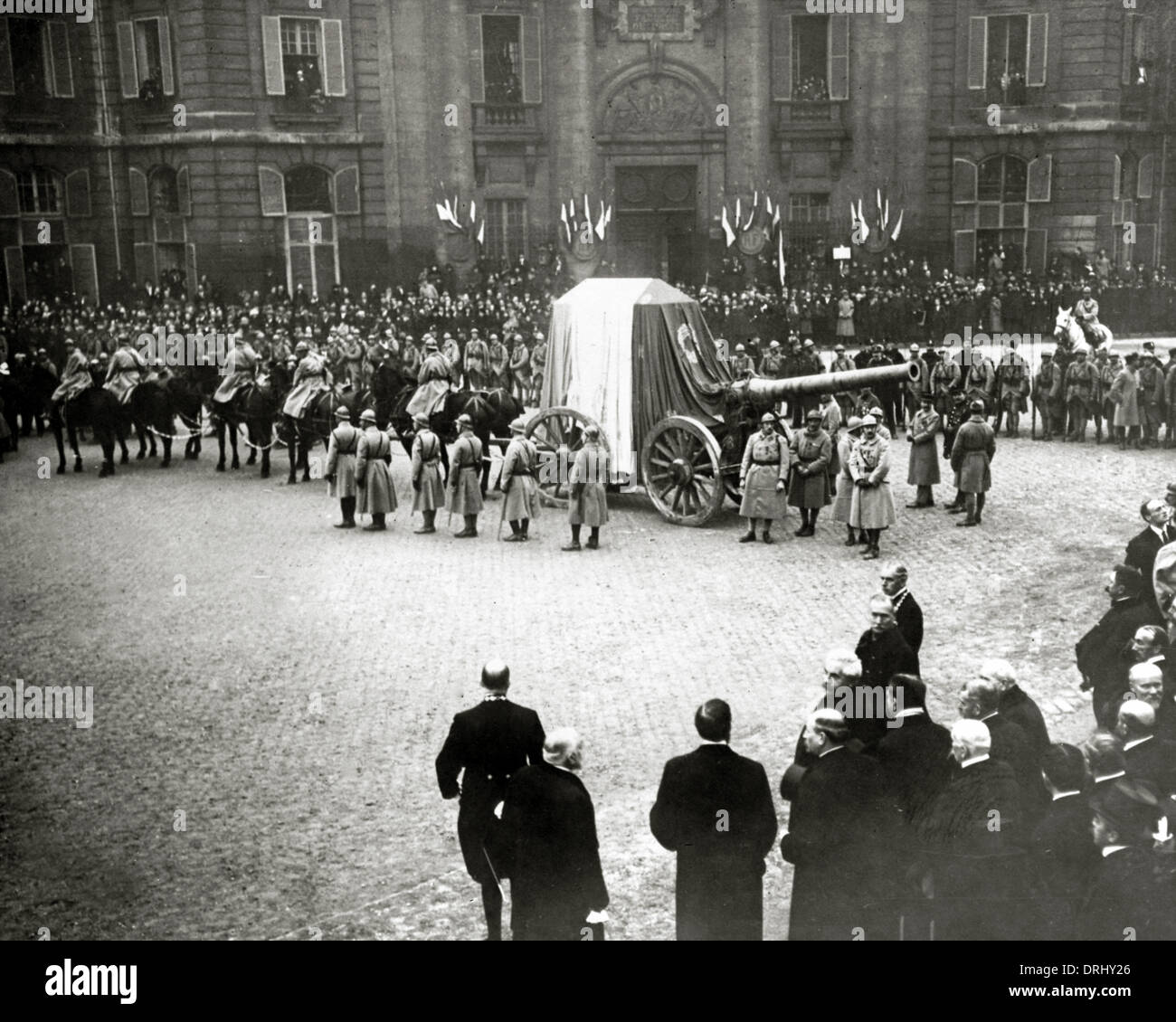 Beisetzung des unbekannten Soldaten, Paris, Frankreich Stockfoto
