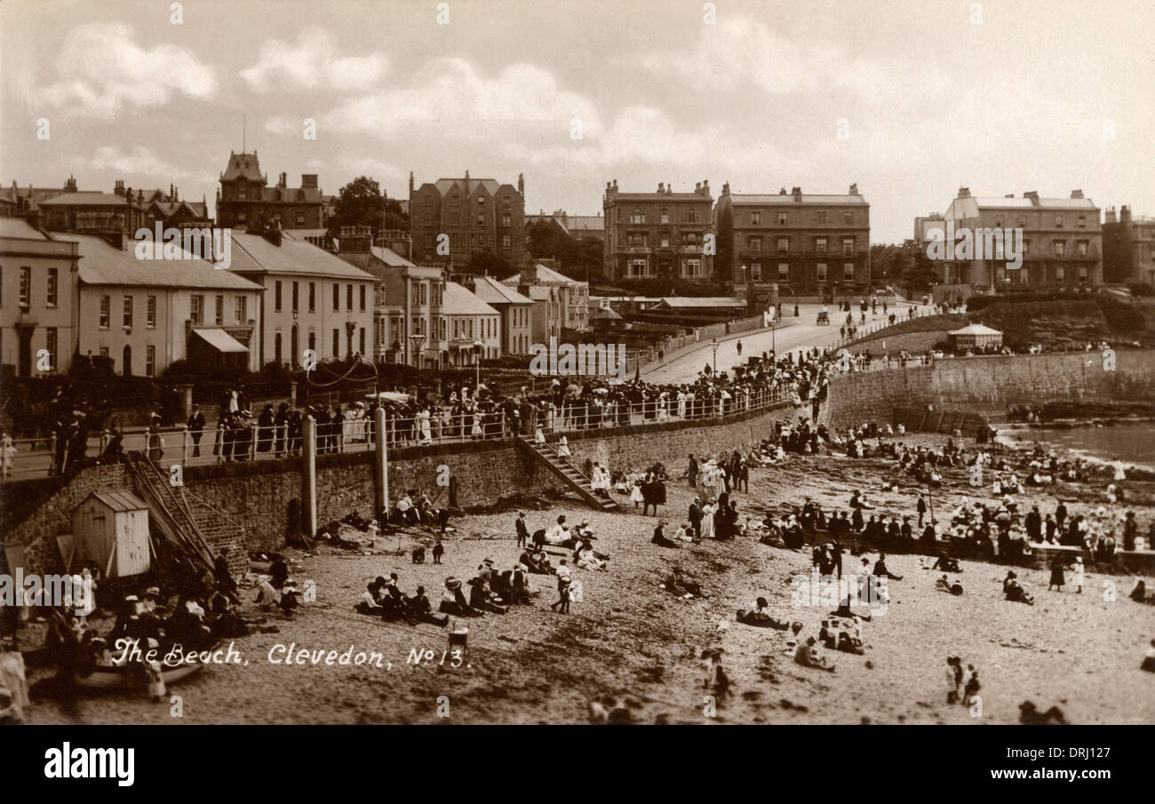 Der Strand - Clevedon, North Somerset Stockfoto