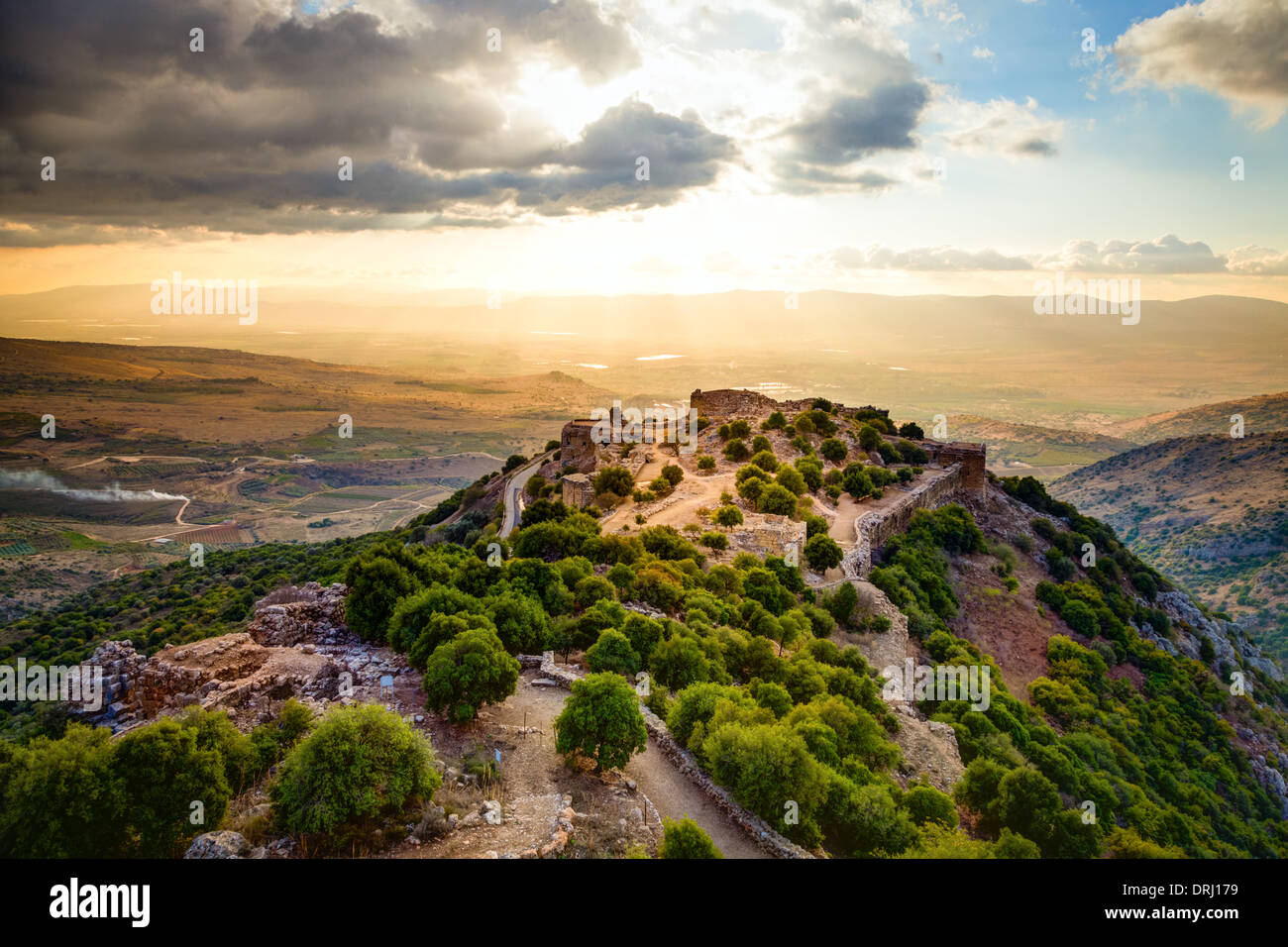 Festung Nimrod in Israel Stockfoto