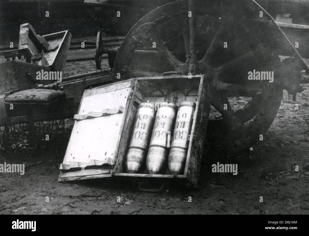 Österreichische Waffen gefangen von den Russen, WW1 Stockfoto