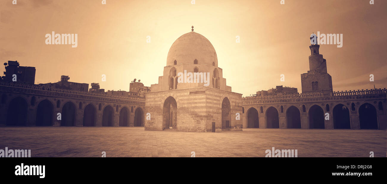Moschee Ibn Tulun Alt-Kairo-Ägypten Stockfoto