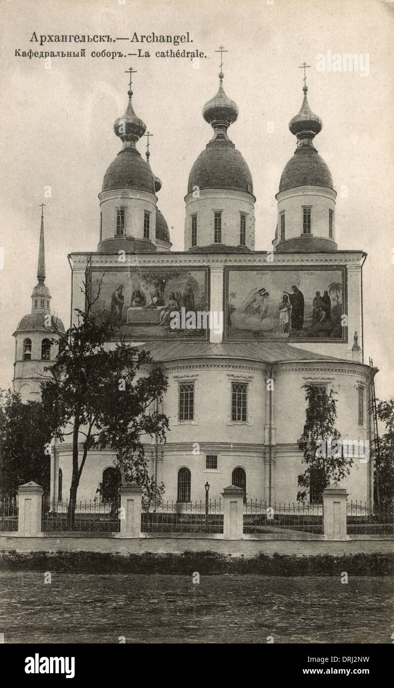 Kathedrale von Erzengel, Russland Stockfoto