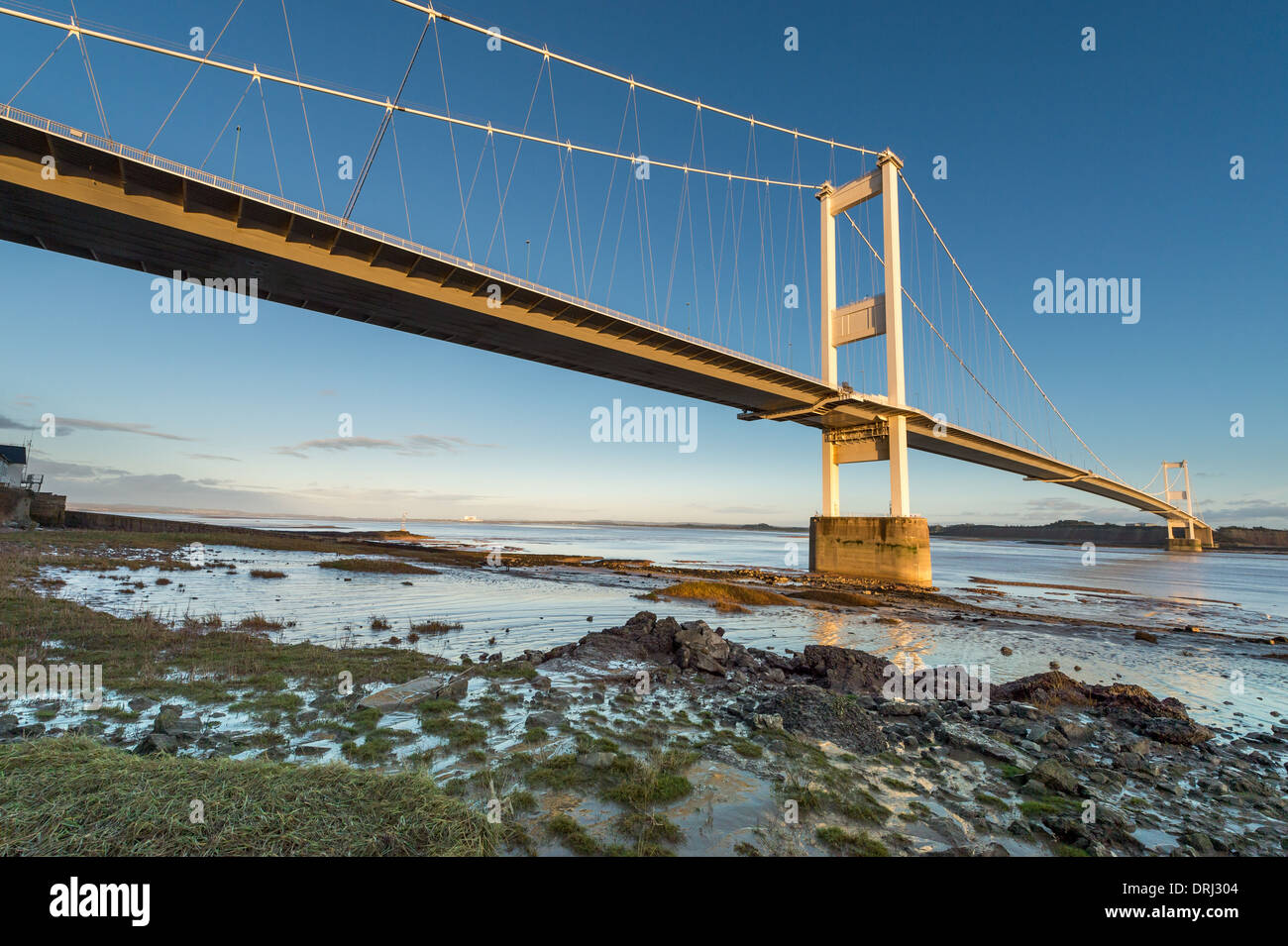 Die Überquerung des Flusses Severn Stockfoto