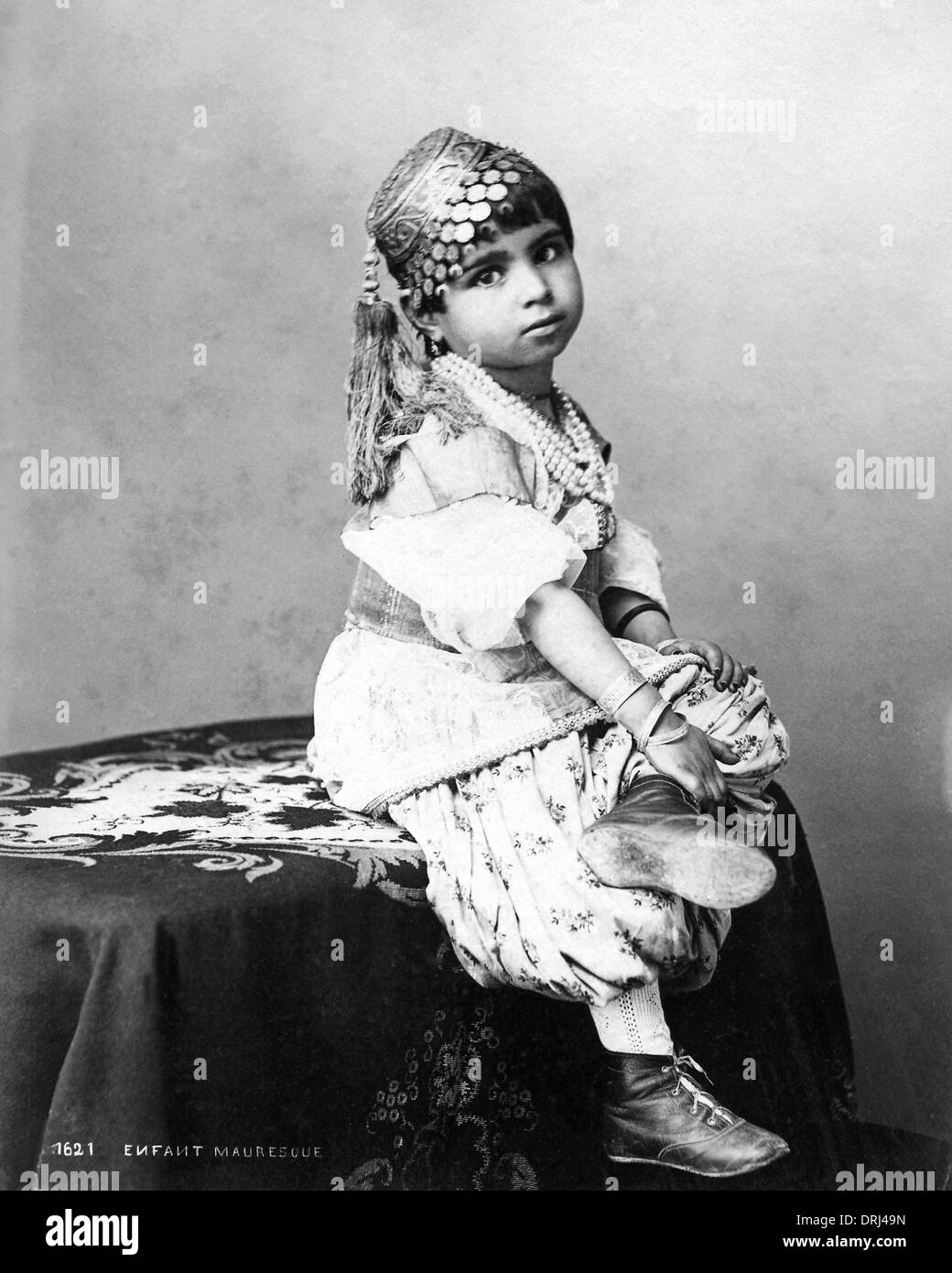 Maurische Kind, Algerien, Nordafrika Stockfoto