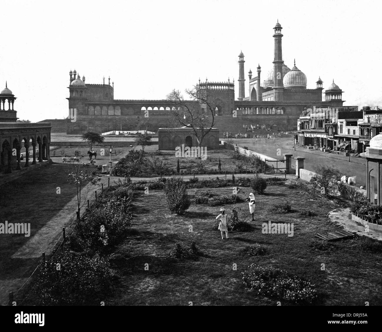 Jama Masjid, Delhi, Indien Stockfoto